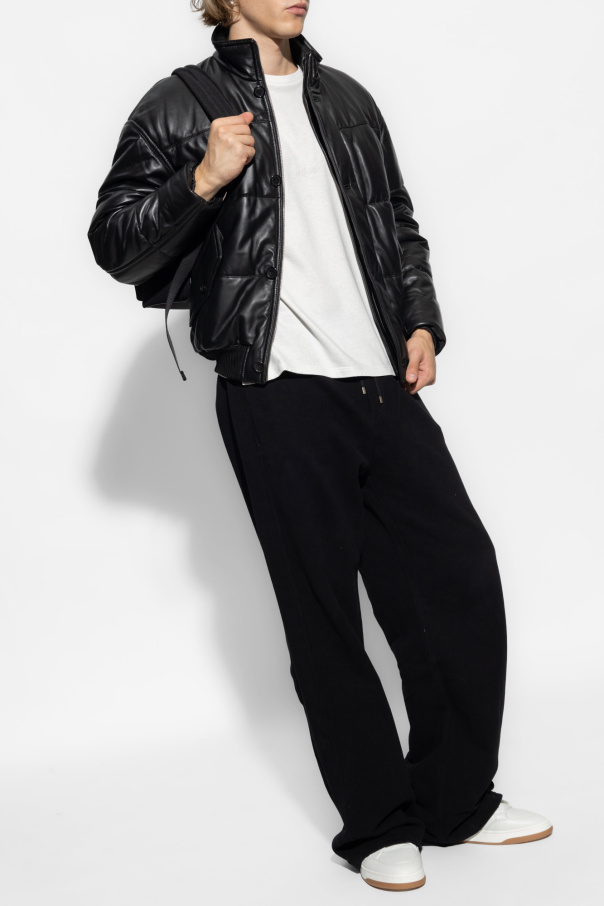 折りたたみ財布 SAINT LAURENT LEATHER JACKETS SchaferandweinerShops Japan - Black Leather jacket Saint